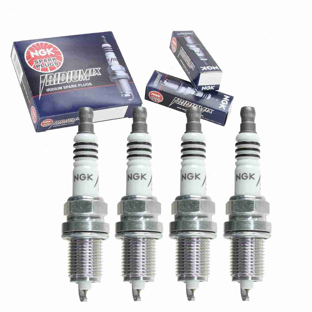 4 pc NGK Iridium IX Spark Plugs compatible with Jeep Patriot 2.0L 2.4L L4 2007-2017