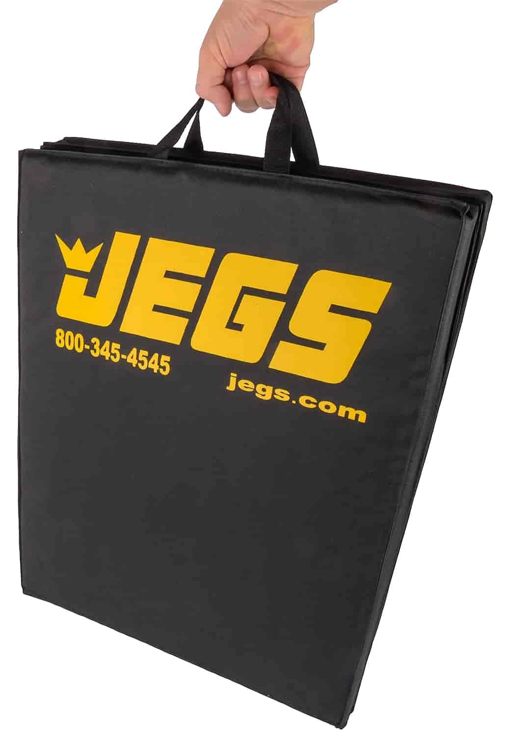 JEGS Foldable Pit Mat - 48'' x 18'' Unfolded Work Pad, 24'' x 18'' Folded Mechanics Pad - 1.5'' Thick Foam Padding, Heavy-Duty S