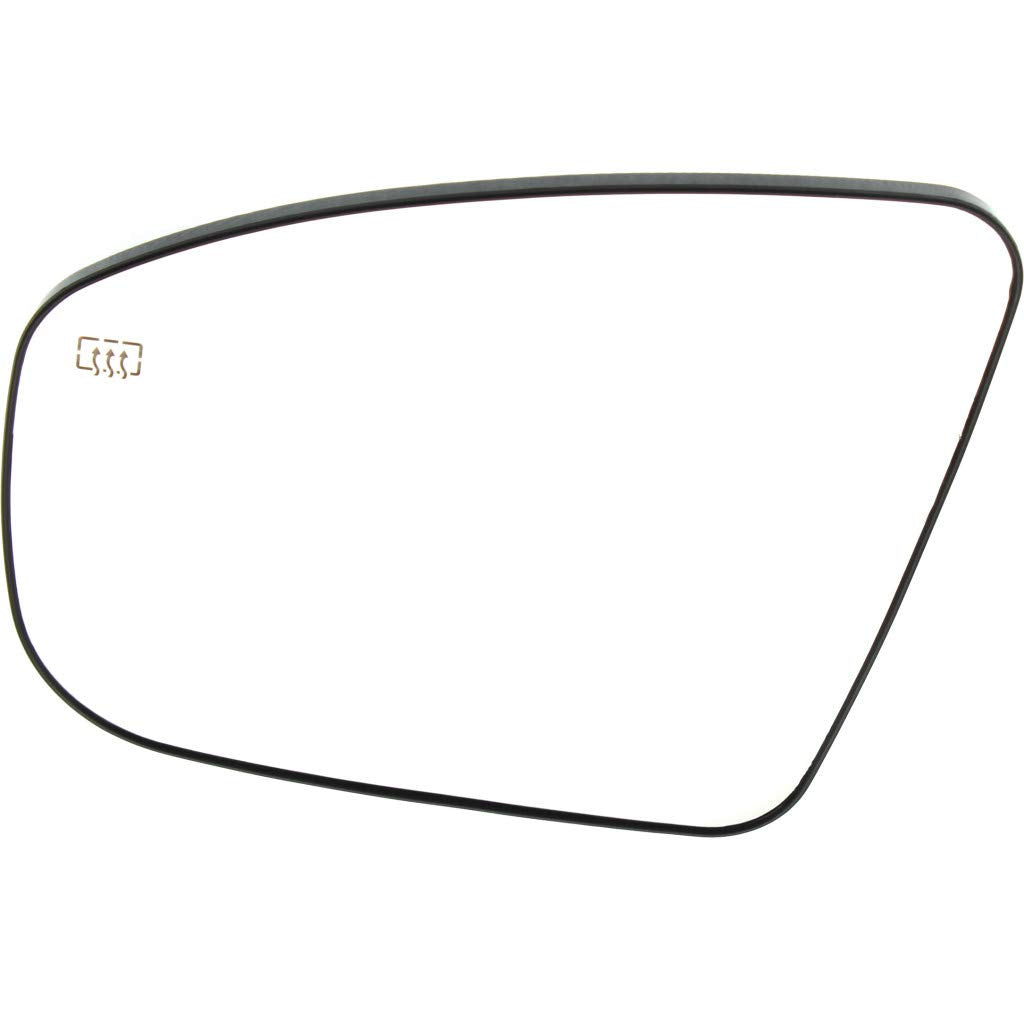 For Nissan Pathfinder 2013 14 15 2016 Mirror Glass Driver and Passenger Side | Pair | Heated | w/Backing Plate | Flat/Convex Gla