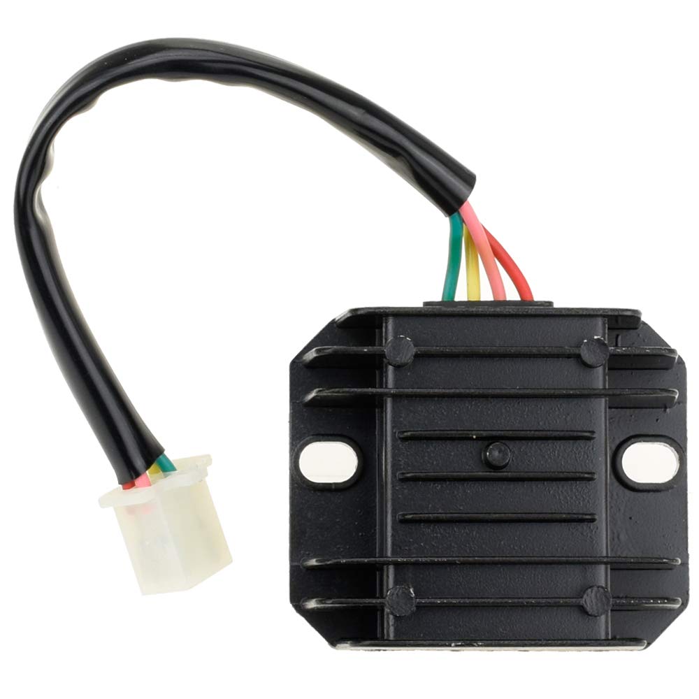 HIAORS 4 Pin Wire 12V Voltage Regulator Rectifier Female Plug for GY6 50cc 150cc CG 125cc 150cc 200cc 250cc Motorcycle Scooter M