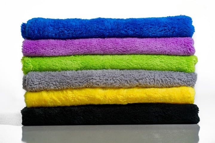 Microfiber Cloth for Car Cleaning and Detailing, Microfiber Cloth 3pcs 40x40cms 400 GSM MultiColor! Multipurpose Cloths Automot