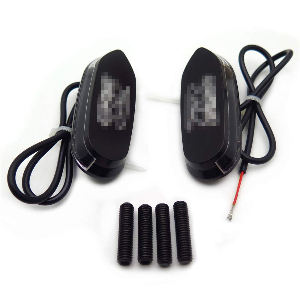 Smt- Led Amber Signal Mirror Block Off Base Plate Compatible With Suzuki Gsxr 600 750 1000 2006-2008 [P/N: Mt222-010A]