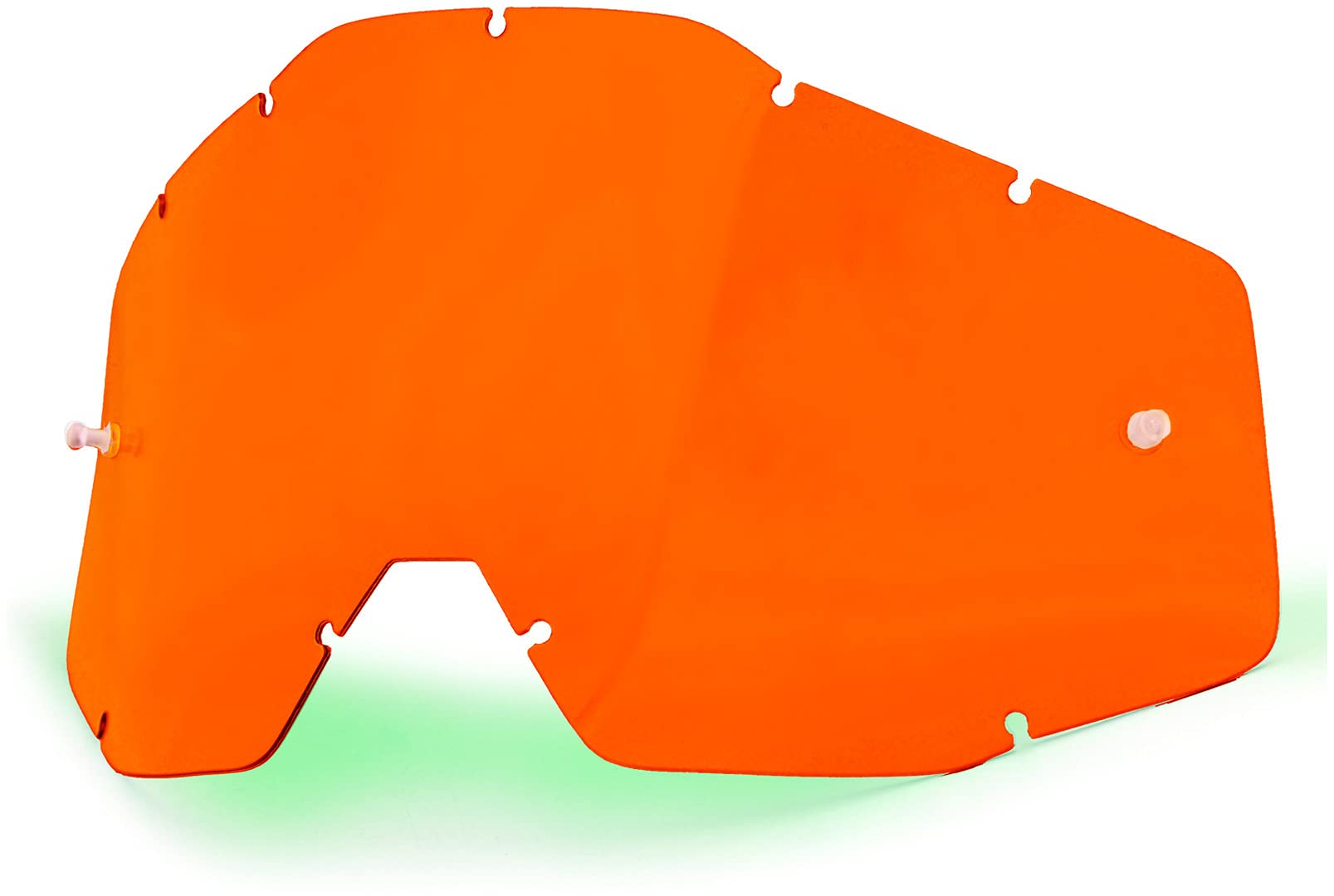 100% Goggle Replacement Lens - Racecraft 1, Accuri 1, Strata 1 Compatible (Anti-Fog-Clear)