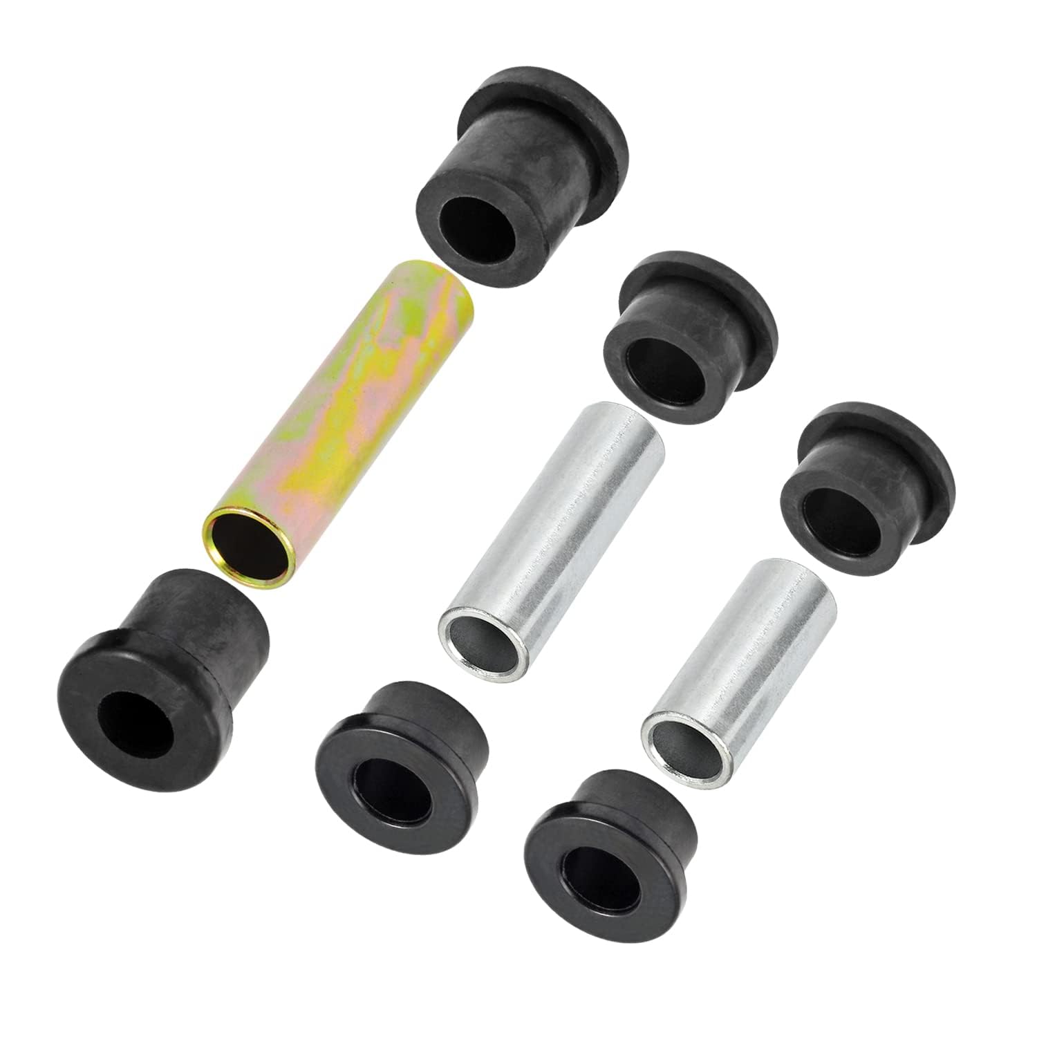 All Front Rear Leaf Spring & Upper A Arm Suspension Bushing & Sleeves Kits Compatible With Club Car Ds Golf Cart 1992-Up