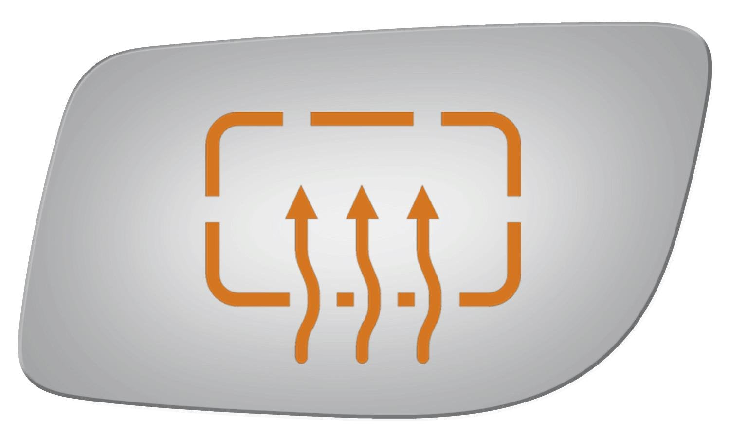 Flat Driver Heated Side Mirror Replacement Glass For 2009 Lincoln Mks