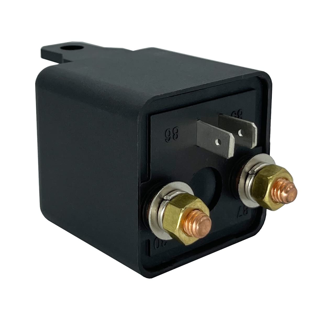 Irhapsody 200A 12V Continuous Duty Relay - 4 Pin Starter, Spst High Current Power On/Off Control, Split Charge Switch