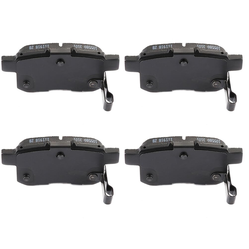 Automuto 4Pcs Rear Semi-Metallic Disc Brake Pads Set D1451 For Acura Tsx 2011-2014,For Honda For Accord 2011-2017