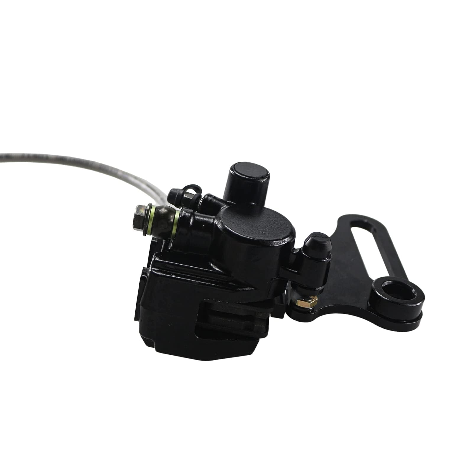 PRO BAT 12mm Hydraulic Rear Disc Brake Caliper System + Pad Assembly for SDG SSR 107cc 110cc 125cc 140cc PIT PRO Dirt Bike (Blac