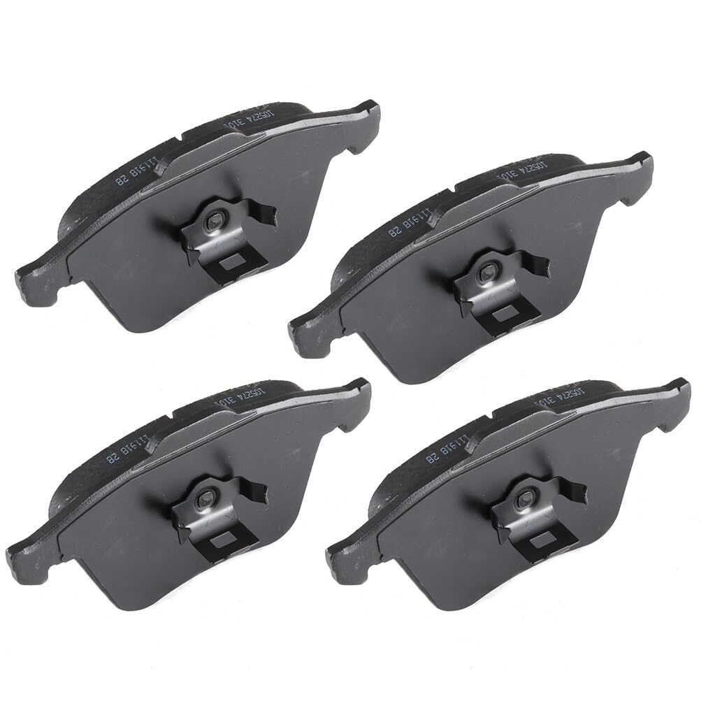 Cciyu D1111 Front Semi-Metallic Disc Brake Pads Kit For Audi A4 2001-2009,For Audi A4 Quattro 2005-2009,For Audi A6 2005-2010,Fo
