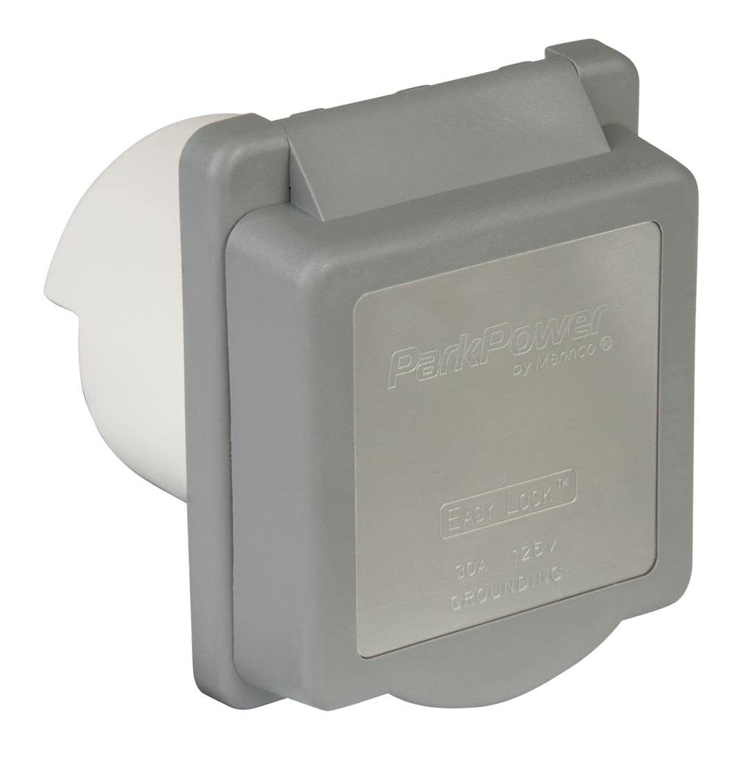 Parkpower By Marinco 301Elrv.G 30A Rv Standard Gray Inlet
