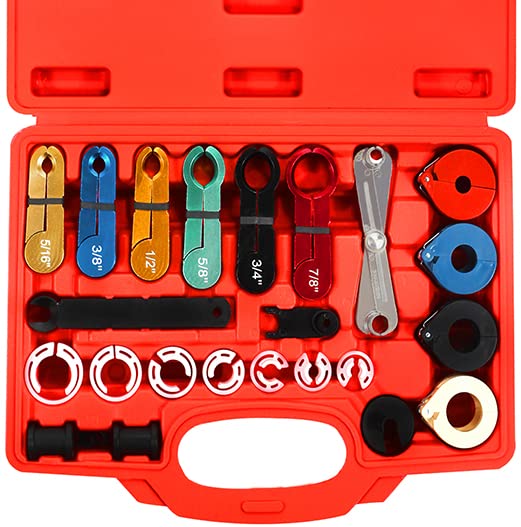 Fuel Line Disconnect Tool Set Master Quick Disconnect Tool Kit For Ac Fuel Line Transmission Oil Cooler Line Disconnects Compati