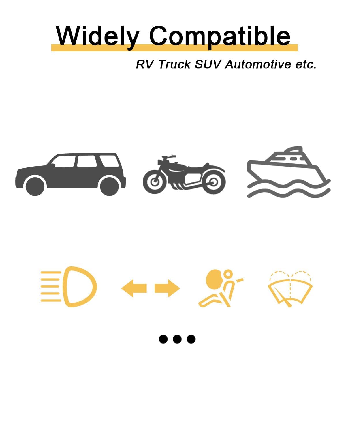 Riseuvo 20Pcs 50A Standard Car Fuses - 50 Amp Automotive Fuses(Ato/Apr/Ats), 32V (12/24V) Blade Fuse For Rv/Truck/Suv