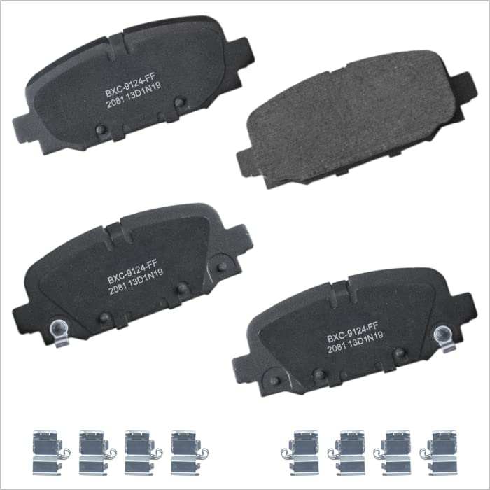 Bendix Premium Sbc2081 Ceramic Rear Brake Pads For Jeep Compass 2023-2017