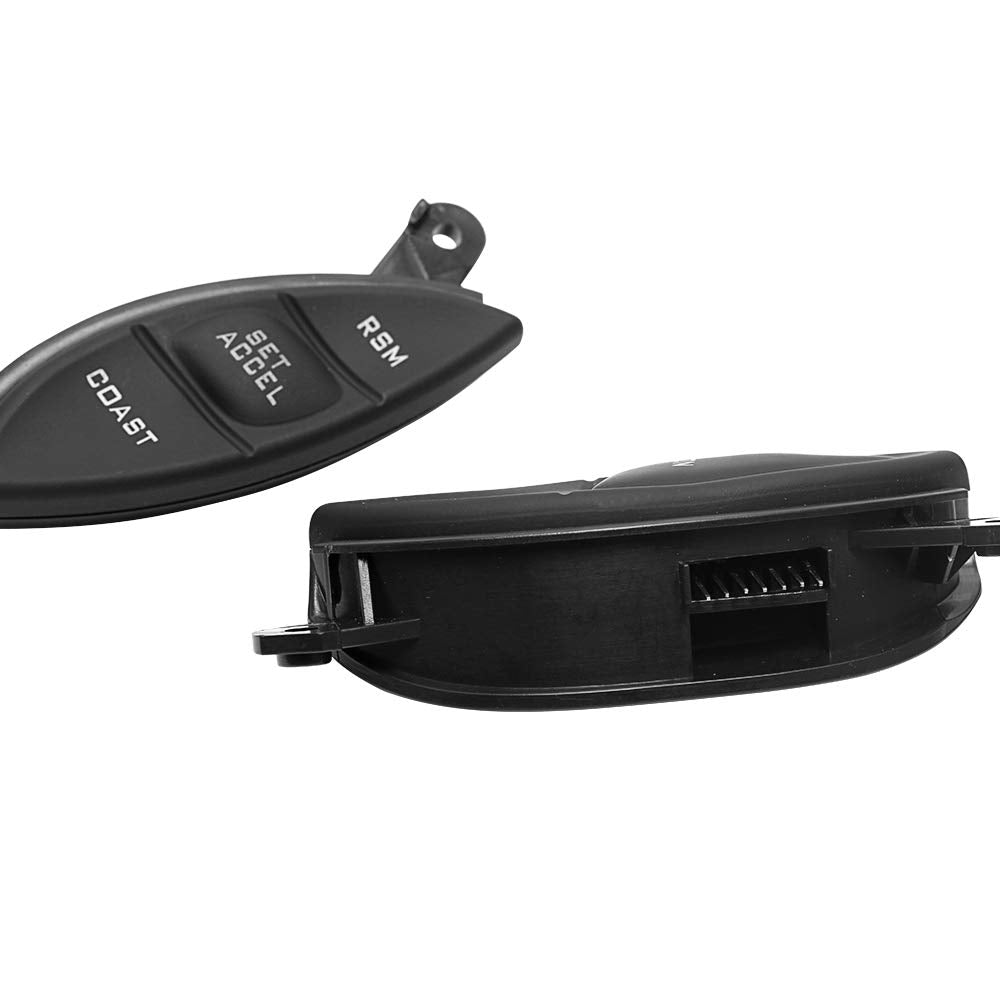 Basiker Steering Wheel Cruise Control Switch Button Fit For Ford Explorer & Ford Ranger Mercury Mazda Perfect Replacement Oem Sw-5928 F87Z9C888Bb F87A9D809Ba | Black 1998-2005