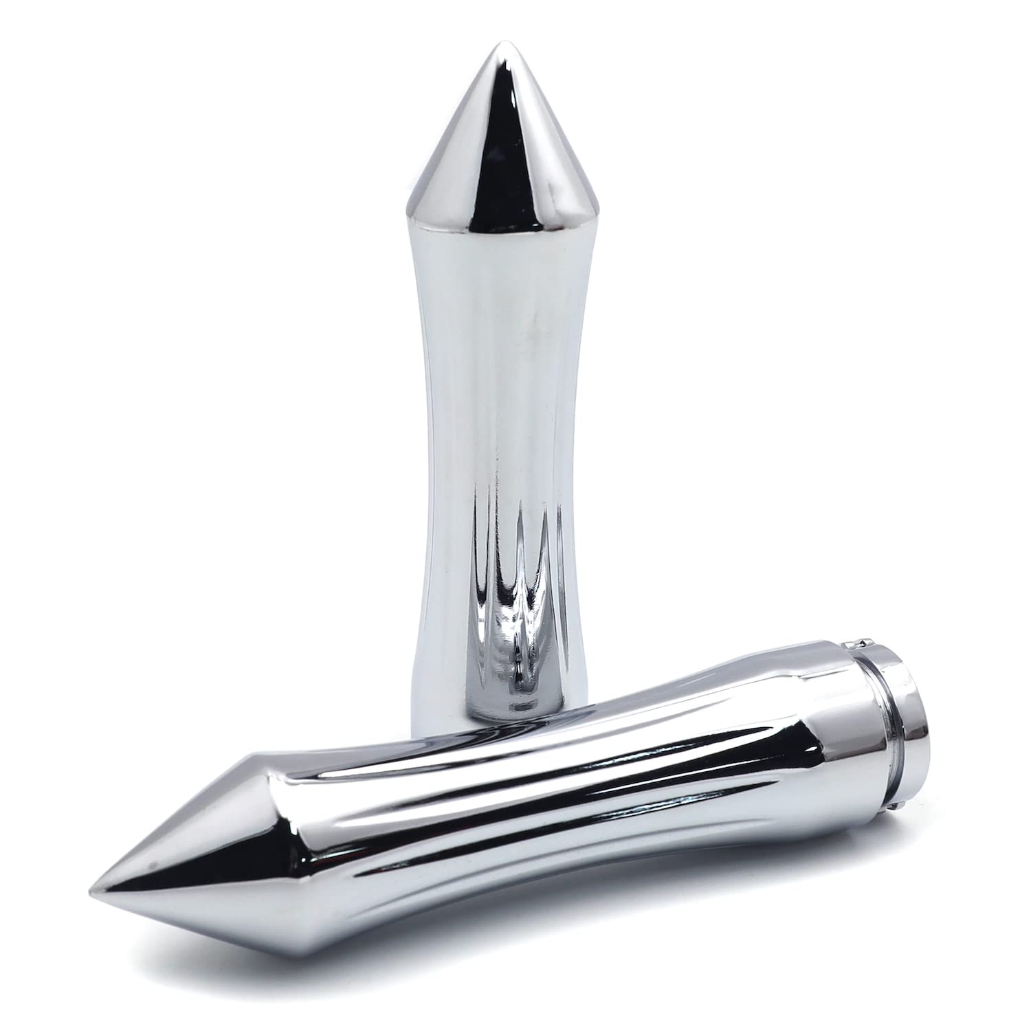 Httmt Trhb101-1''- Motorcycle Chrome Handle Grips 1' 25Mm Compatible With Harley Road King/Ultra/Touring/Vtx 1800/ Yamaha Road Star