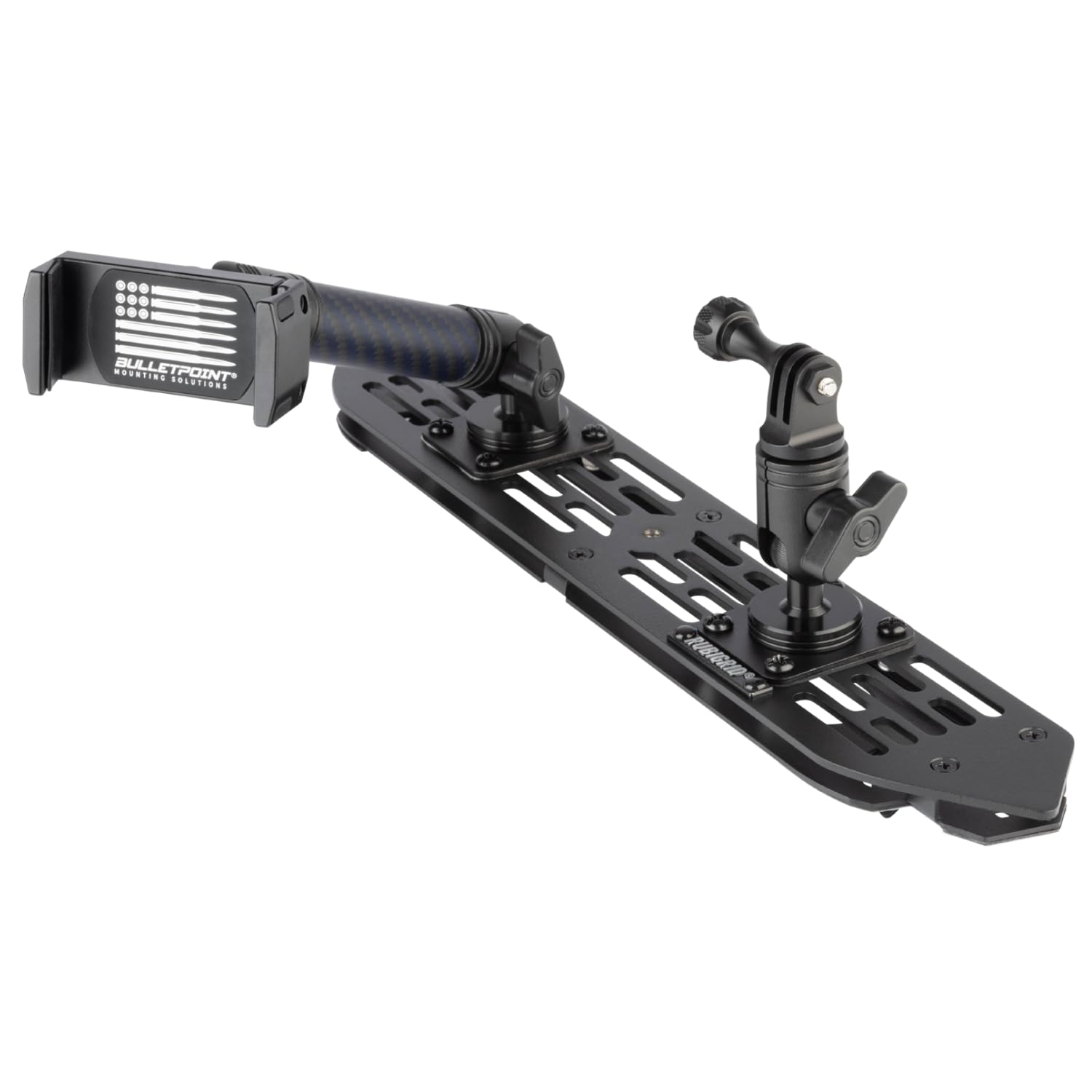 Bulletpoint Rubigrid Dash Mount Platform Phone Holder For 2018-2023 Wrangler Jl (Not 4Xe) + 2020-2023 Gladiator - Jeep Compatibl