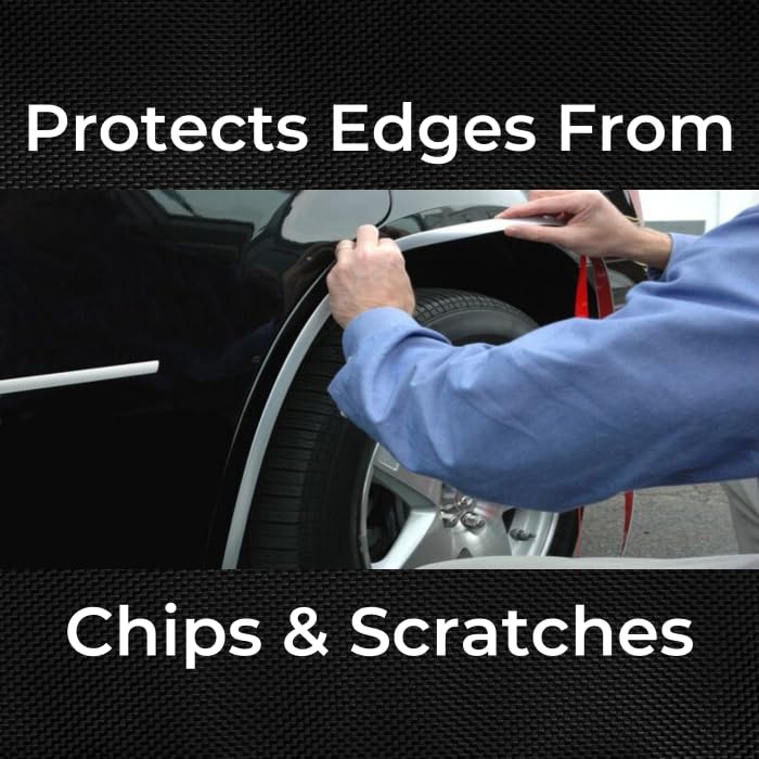 COWLES Custom - Premium Universal Body Molding for All Vehicles - Easy Install, Chrome Finish, 1/4&quot; by 20 feet, UV Protected, Long Lasting Flexible PVC