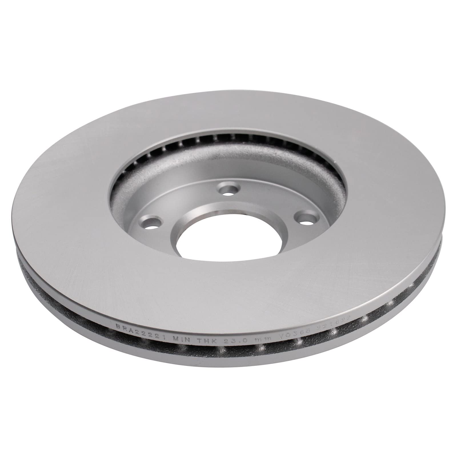 Trq Front Brake Rotors Set Vented Compatible With 2011-2022 Nissan Leaf 2013-2021 Nv200