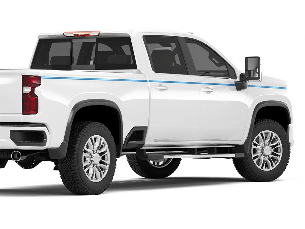 3M 50 Light Blue Gloss Vinyl Pinstriping Tape - Vinyl Striping Lines Stickers, Striping (1/4In X 150Ft Roll)