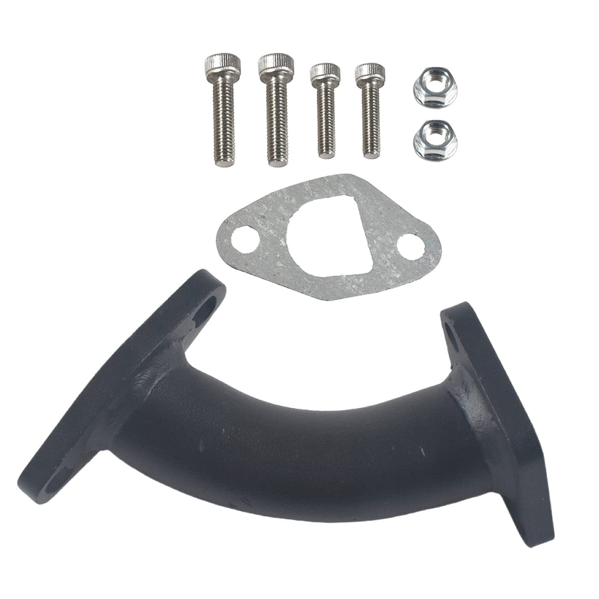 Racing Performance Intake Pipe Inlet Manifold Black For Coleman Powersports Ct200U Bt200X Ct200U-Ex,212Cc 196Cc/6.5Hp Go Kart And Gas Mini Bike,For Honda Gx160 Gx200