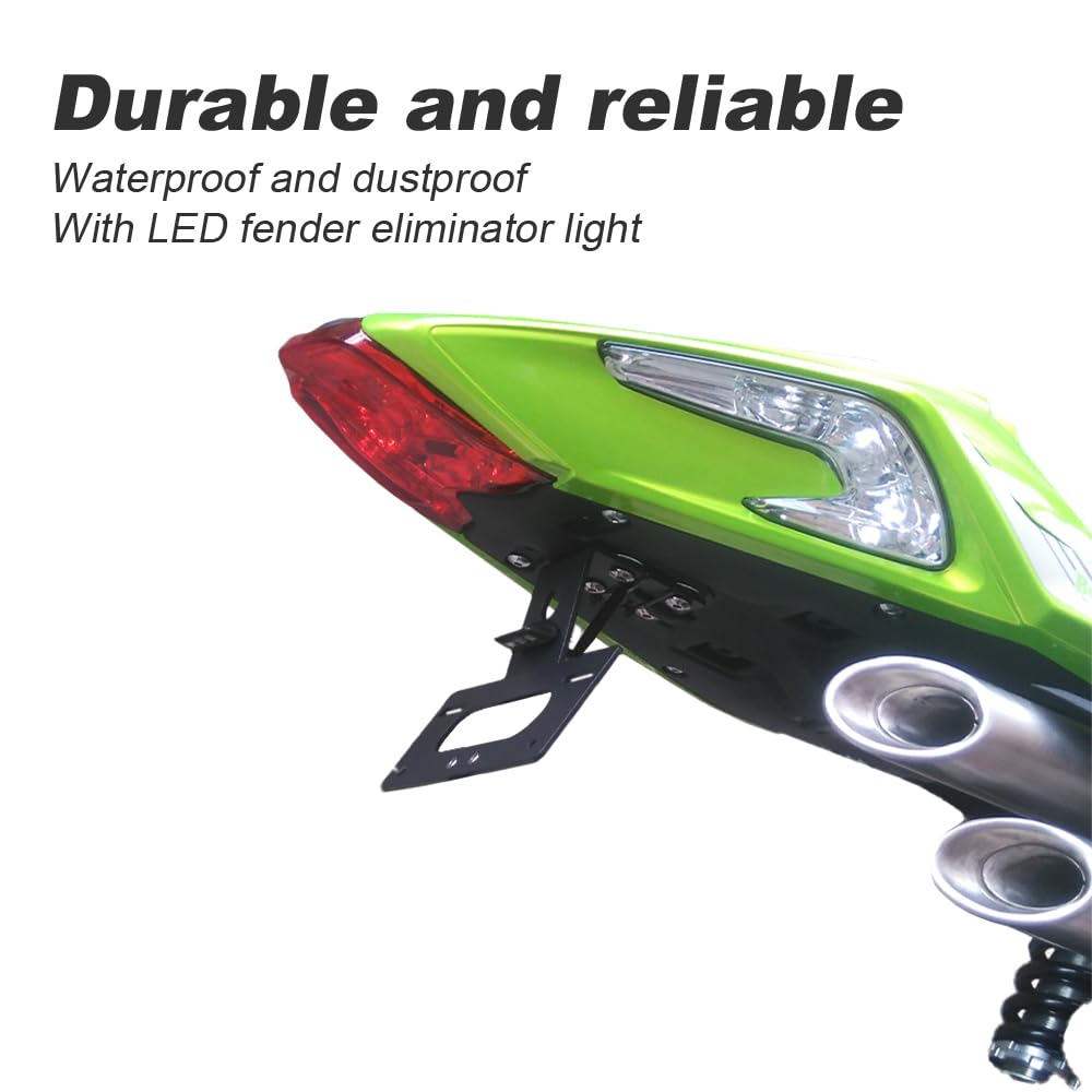 Xitomer Fender Eliminator Fit For 2024 2023 Tnt 125 Tnt 135 2017 2018 2019 2020 2021 2022 Tail Tidy, Fender Eliminator Bracket With Led License Plate Light