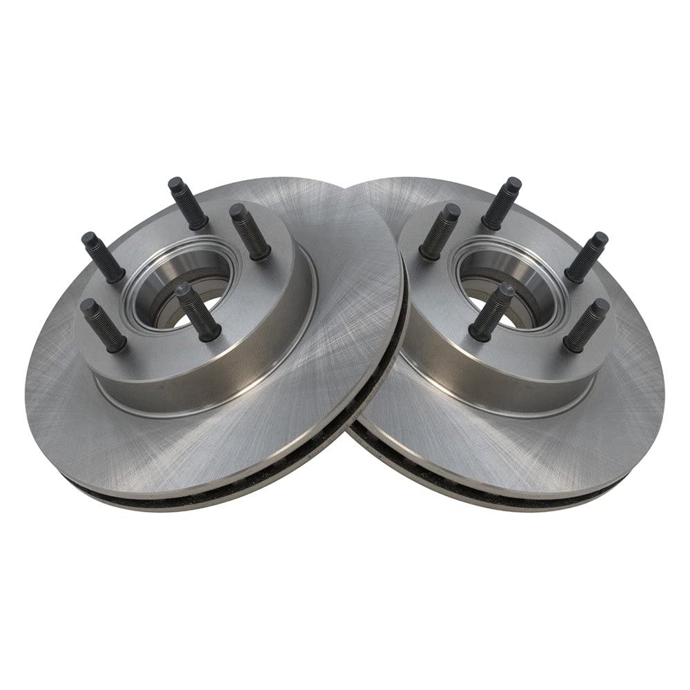 Trq Front Brake Rotors Set Vented Compatible With 1983-1996 Ford Ranger 1984-1990 Bronco Ii