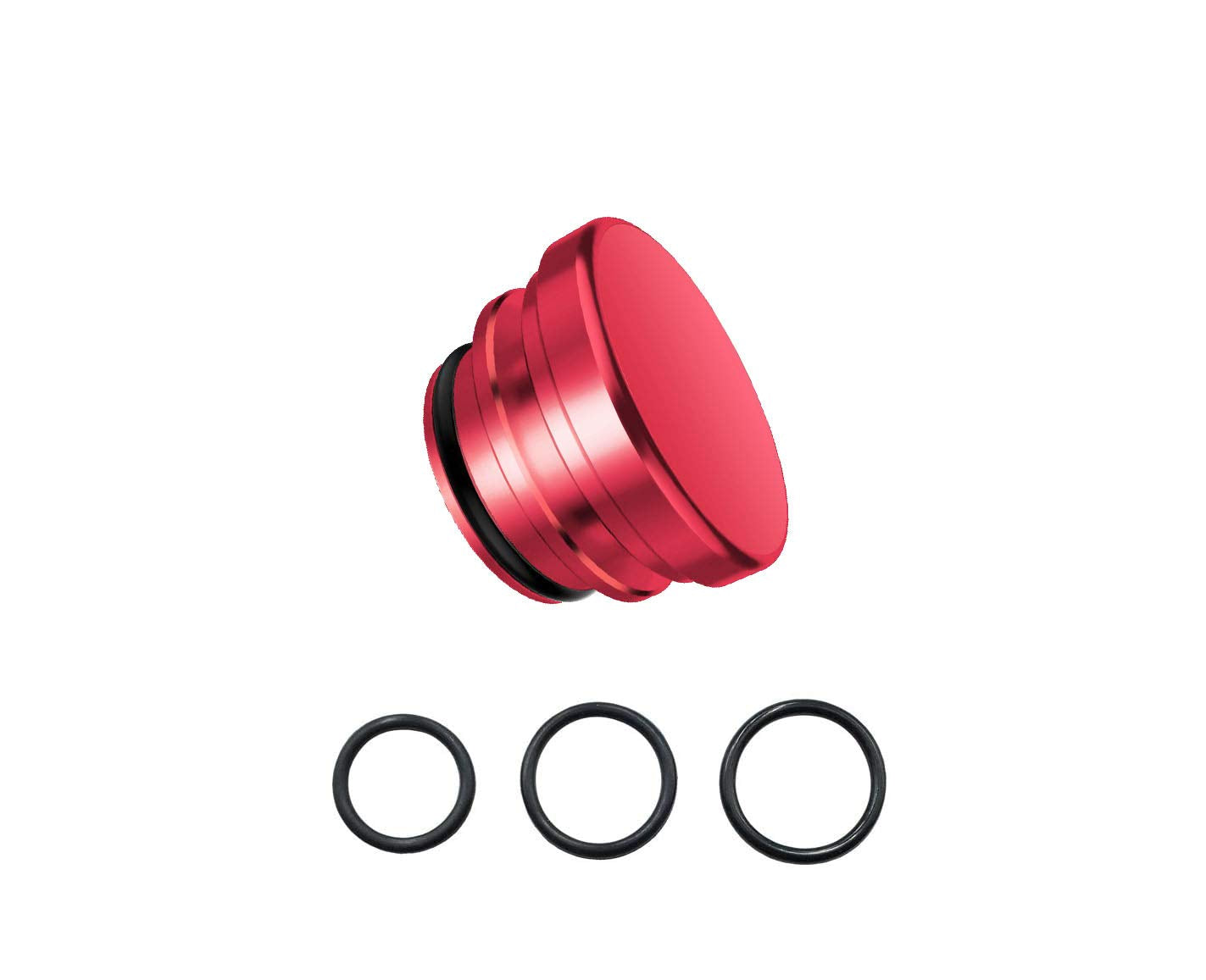 Aluminum Cigarette Lighter Socket Cover Cap. Universal Waterproof Dustproof Plug For Car Power Port Outlet(Red-Smile)