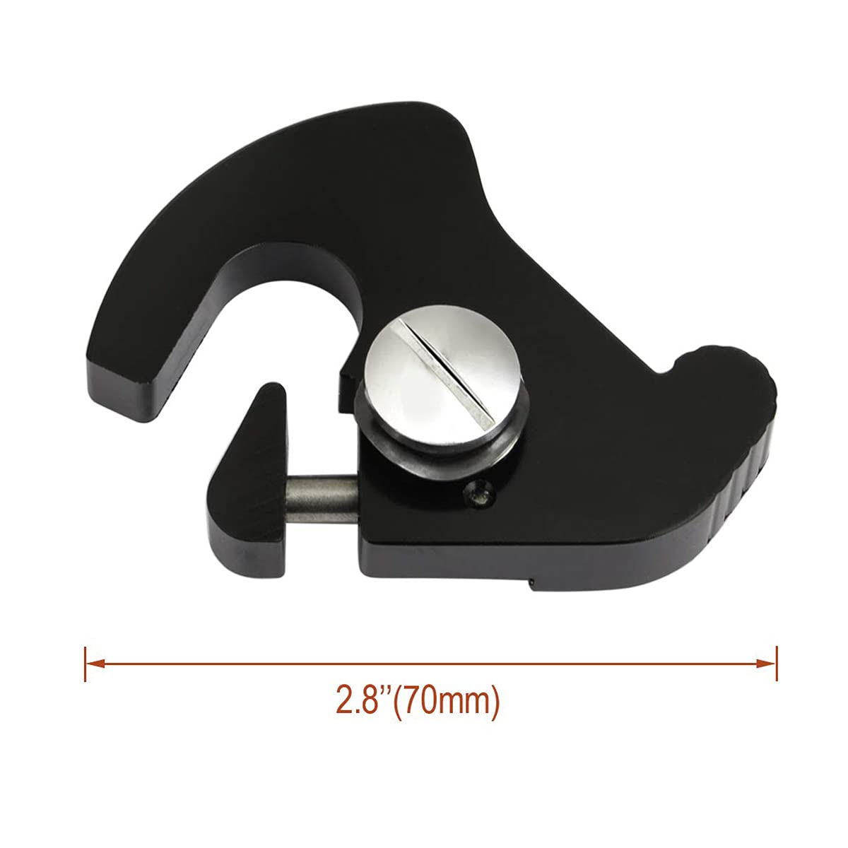 Motorcycle Detachable Rotary Mounting Sissy Bar Latch Clips Kit Compatible with Harley Davidson Touring Softail Dyna Sportster R