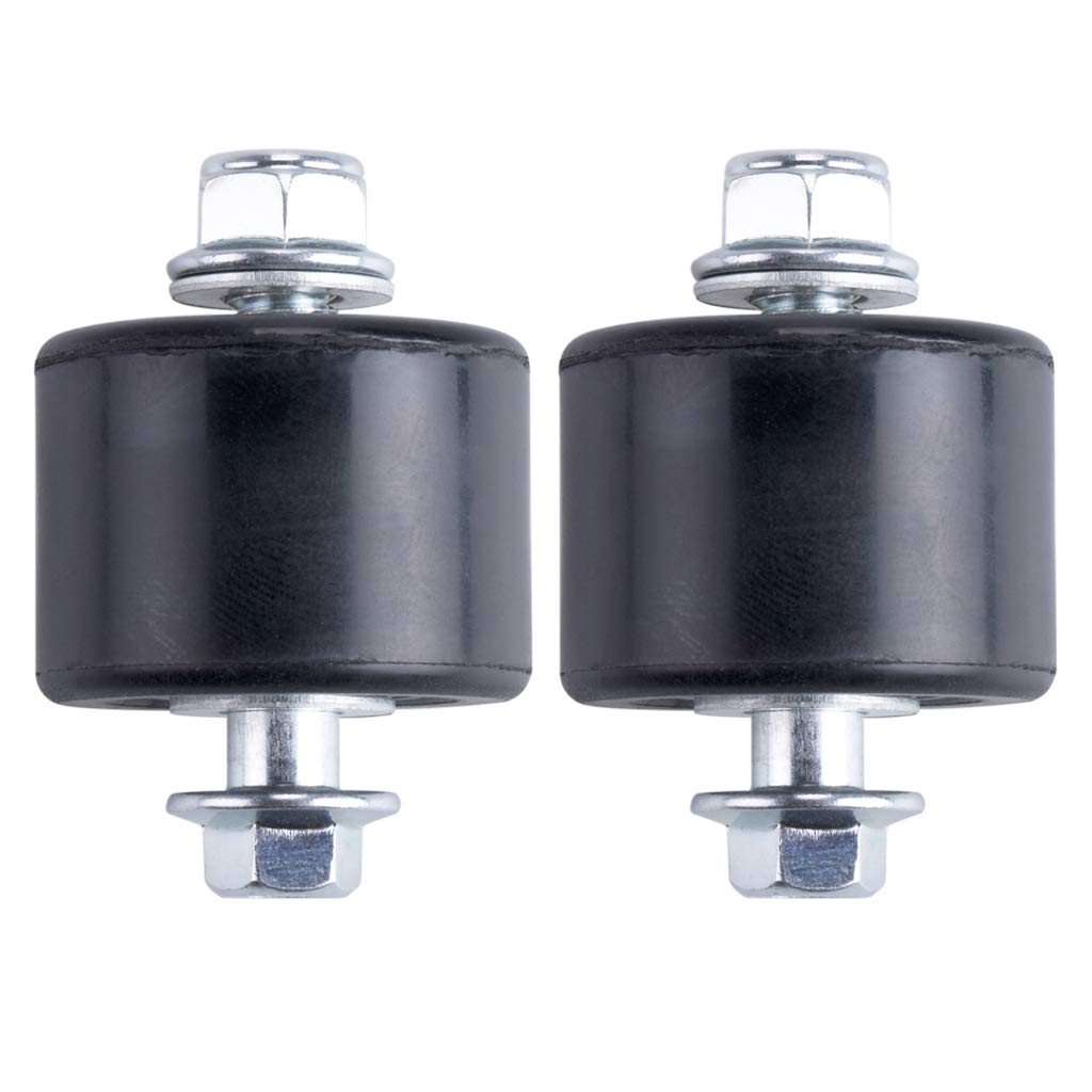 Mrelc Black Lower Chain Roller Guide Set For Yamaha Yfz 350 Banshee 1987-2006,2 Pcs (8Mm)