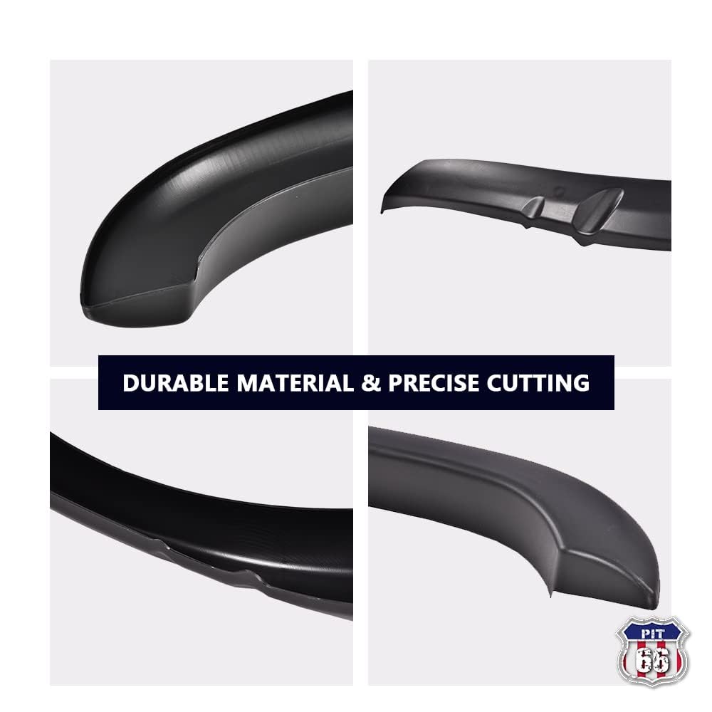 PIT66 Fender Flares, Compatible With 1994-2001 Dodge Ram 1500/2500/3500, Black Factory Style Wheel Flares Set, 4pcs