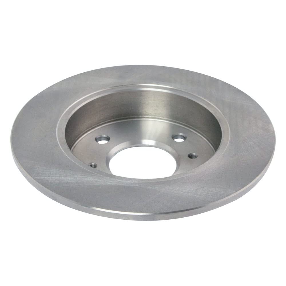 Trq Rear Brake Rotors Set Solid Compatible With 1989-1998 Nissan 240Sx