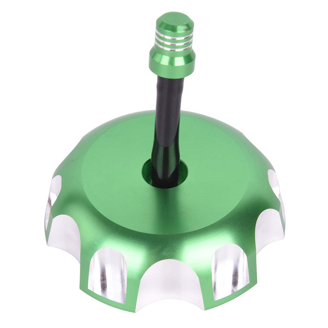 Billet Gas Fuel Tank Cap Cover with Vent Hose for Kawasaki KX65 KX85 KX100 KX125 1999-2013,KDX 200 1990,for CRF150R 2007-2010 Gr