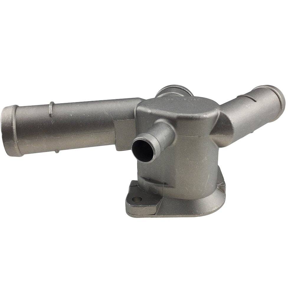 Aluminium Alloy Thermostat Housing Coolant Hose Flange Radiator For Vw Golf Jetta 2.0 L4 99-06 06A121133D