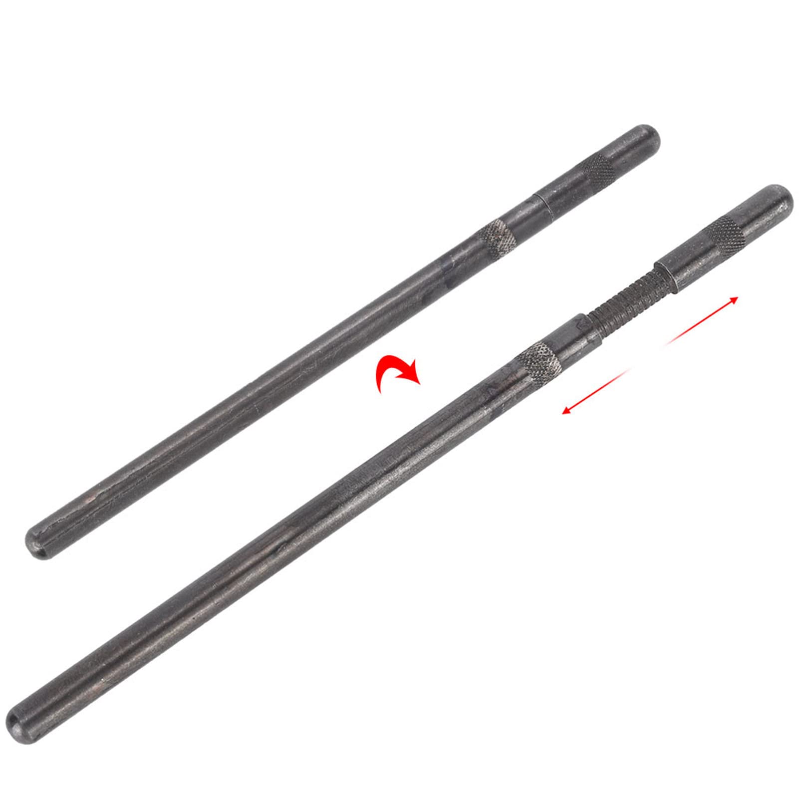 Acouto Pushrod Length Checker 6.8-7.8 inches Push Rod Length Checking Tool 7702-1 Iron Black