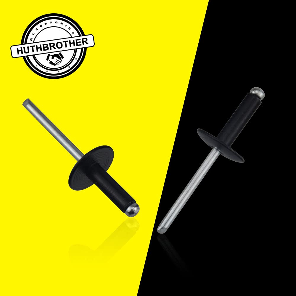 Huthbrother (70-Pack) 3/16 Steel Pop Rivet 293150104, Compatible With Ski-Doo/Sea-Doo/Can-Am 390409600 390907700