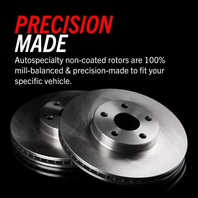 Power Stop KOE6172 Autospecialty Rear Replacement Brake Kit-OE Brake Rotors & Ceramic Brake Pads For Honda CR-V 2002-2004 [Model