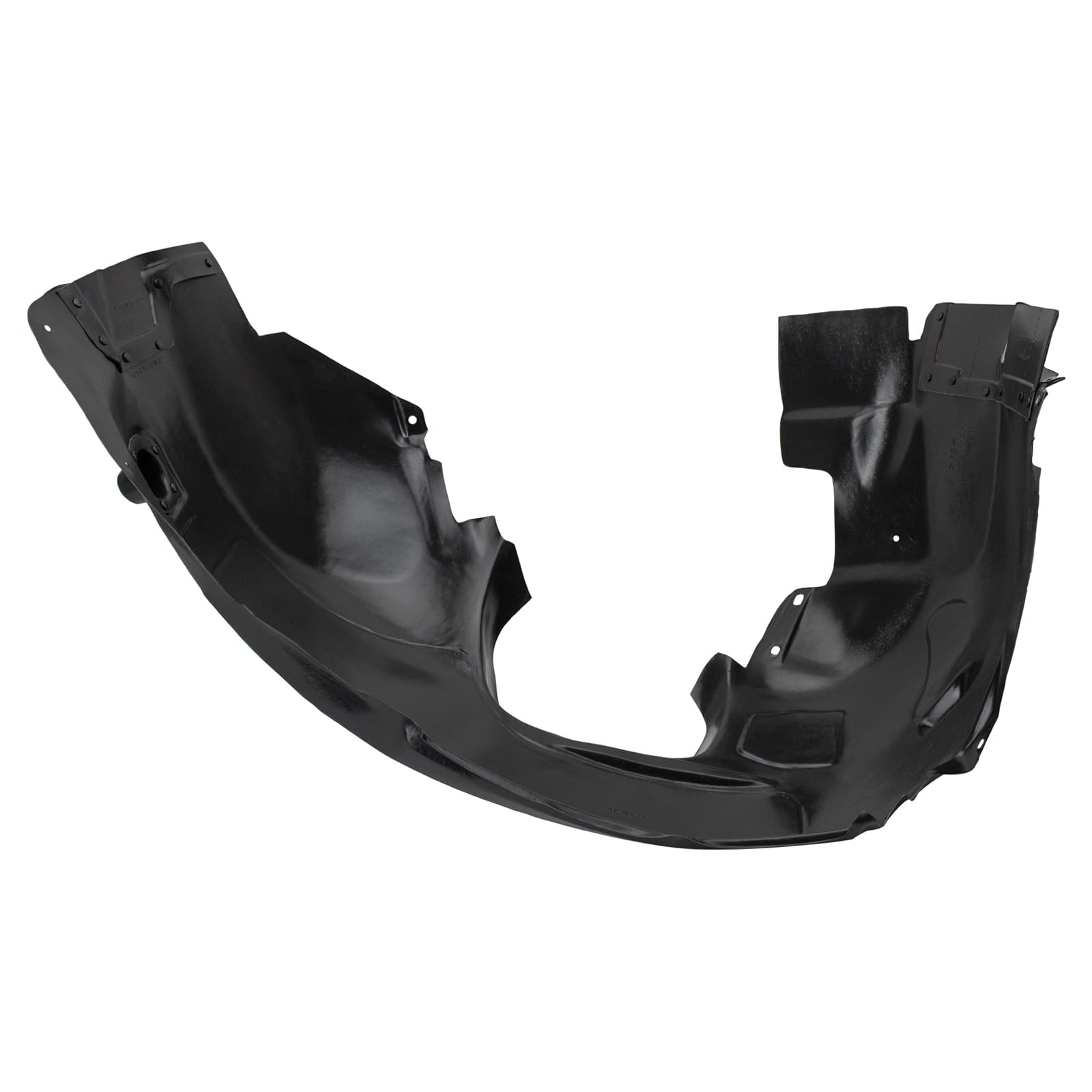 Trq Front Inner Fender Liner Set Compatible With 2012-2018 Ford Focus Fo1248150 Fo1248160 Fo1249150 Fo1249160