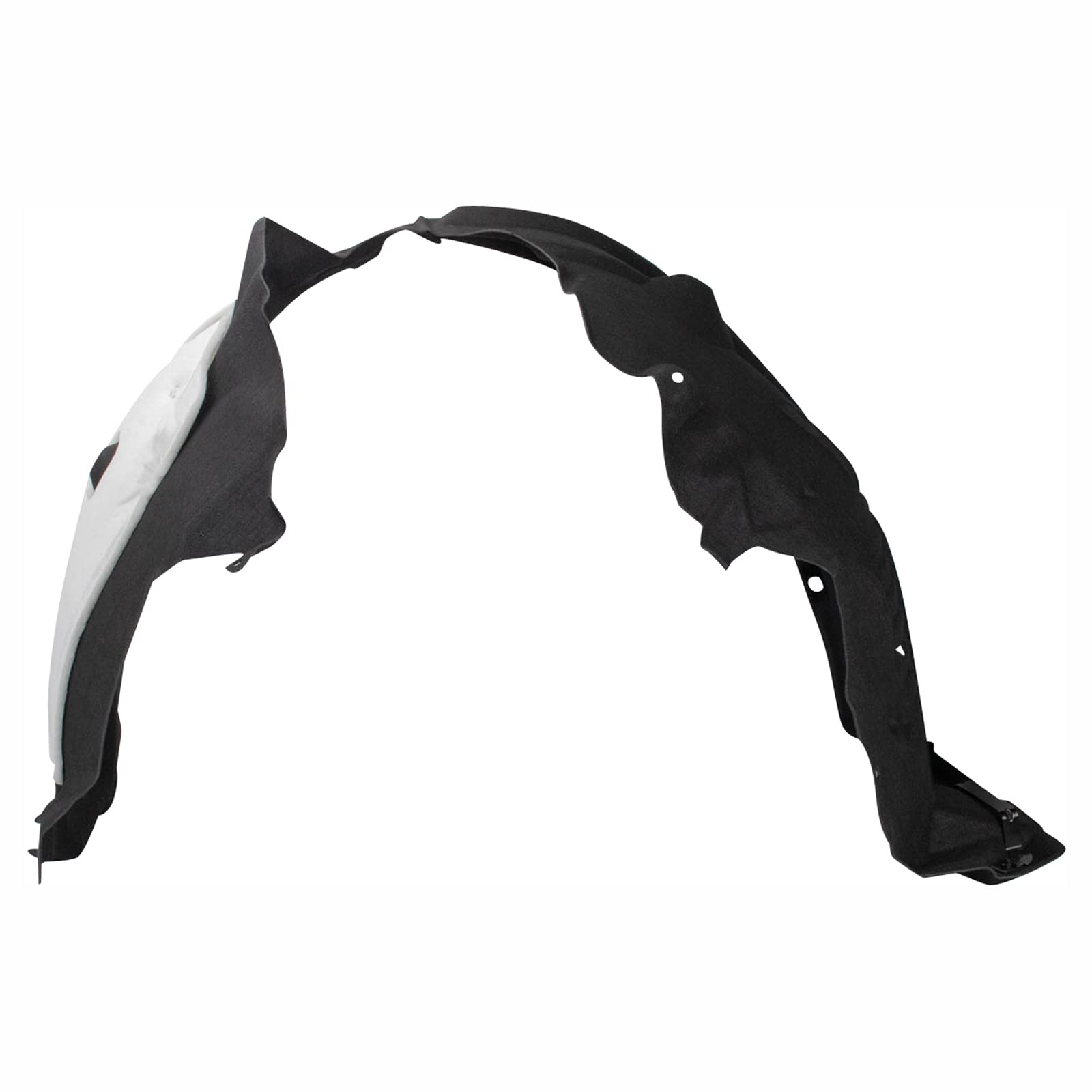 Trq Front Inner Fender Liner Set Compatible With 2020-2023 Toyota Highlander To1248240 To1249240