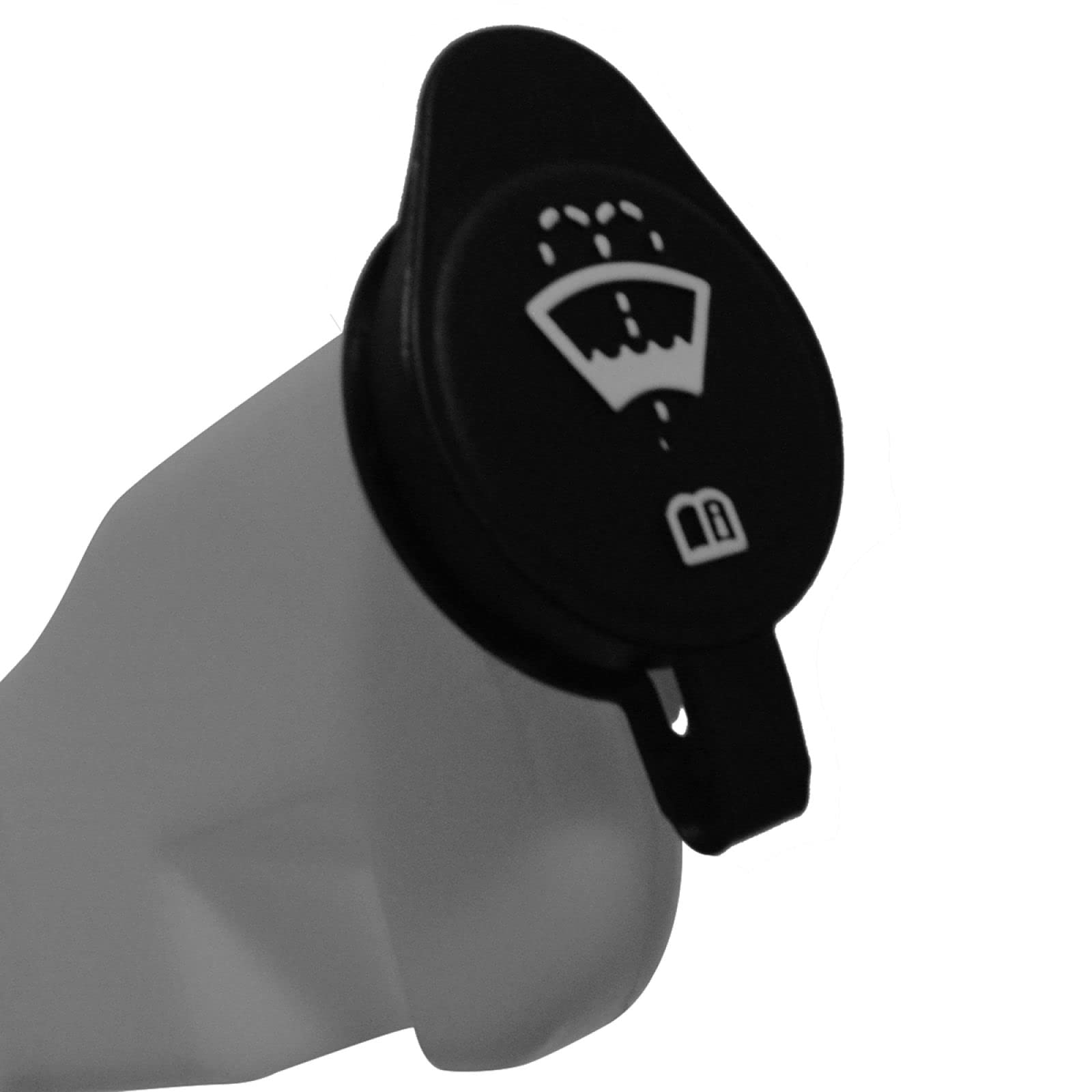 Trq Windshield Washer Reservoir Tank Bottle W/Cap Compatible With Cadillac Gmc Chevy