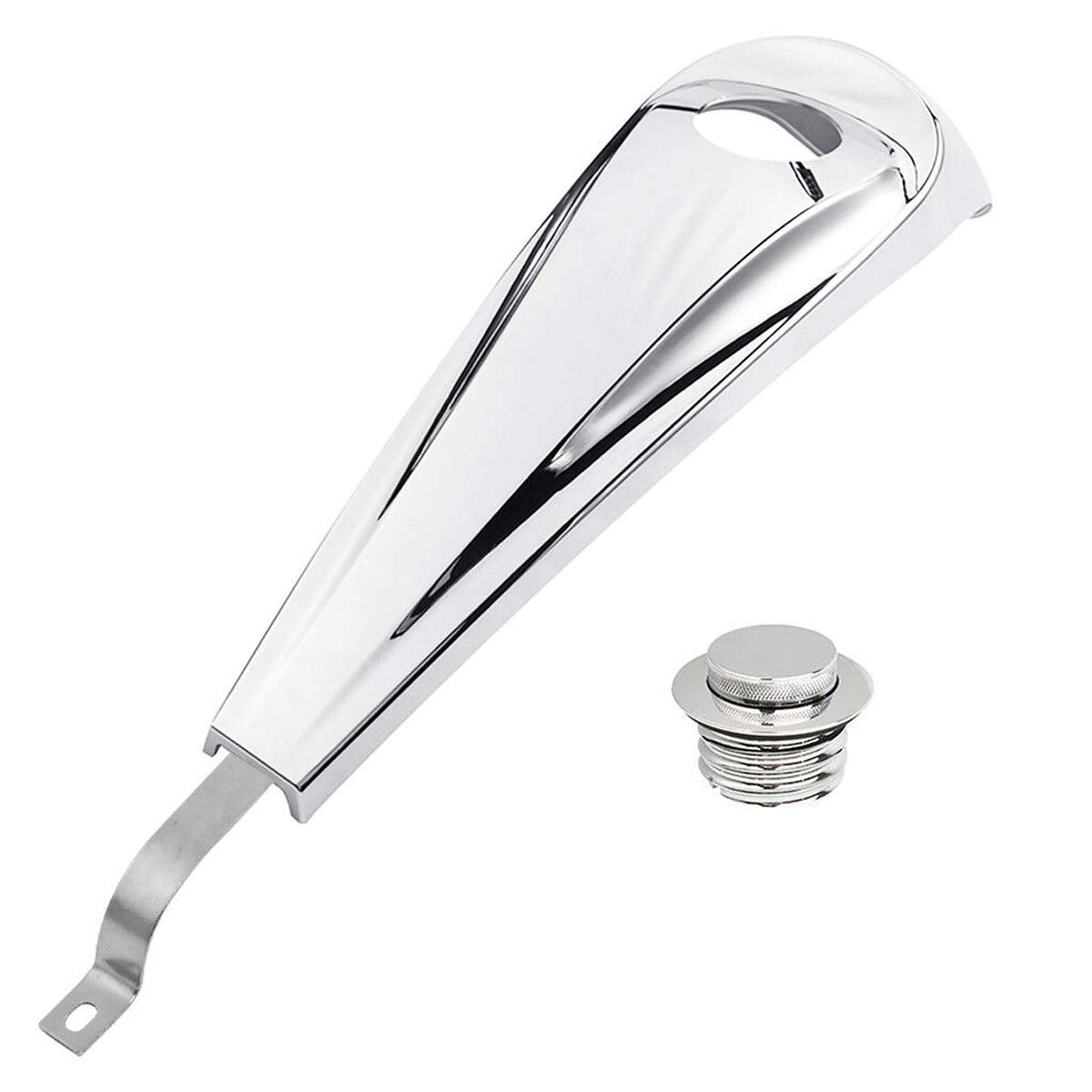 WOWTK Smooth Dash Console with Pop Up Gas Cap fits for Harley Touring Electra Glide FLHT Road Glide FLTRX Street Glide FLHX 2008