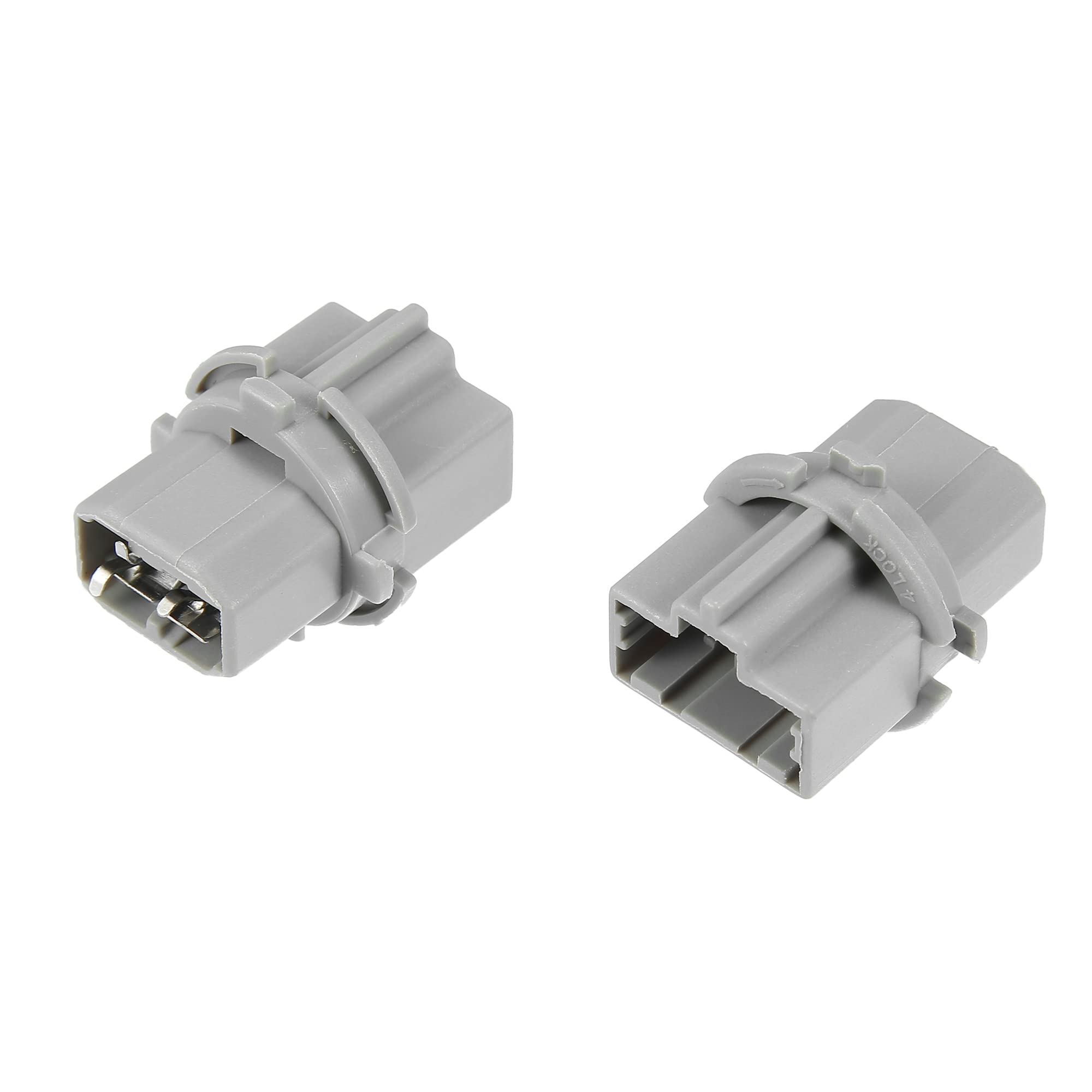 X AUTOHAUX 2pcs Rear Tail Light Brake Lamp Socket Turn Signal Lights Wire Harness Plug Holder 33515S50003 For Honda Accord Civic