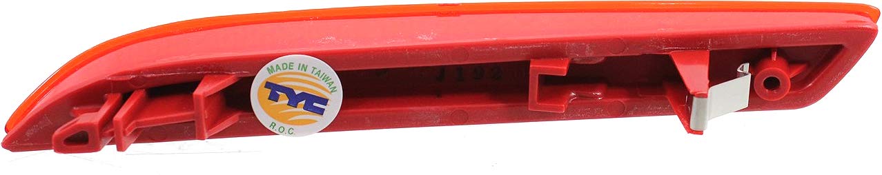 Evan Fischer Bumper Reflector Compatible with 2012-2014 Honda CR-V, 2010-2011 Insight, Fits 2011-2014 Acura TSX Wagon Rear Passe