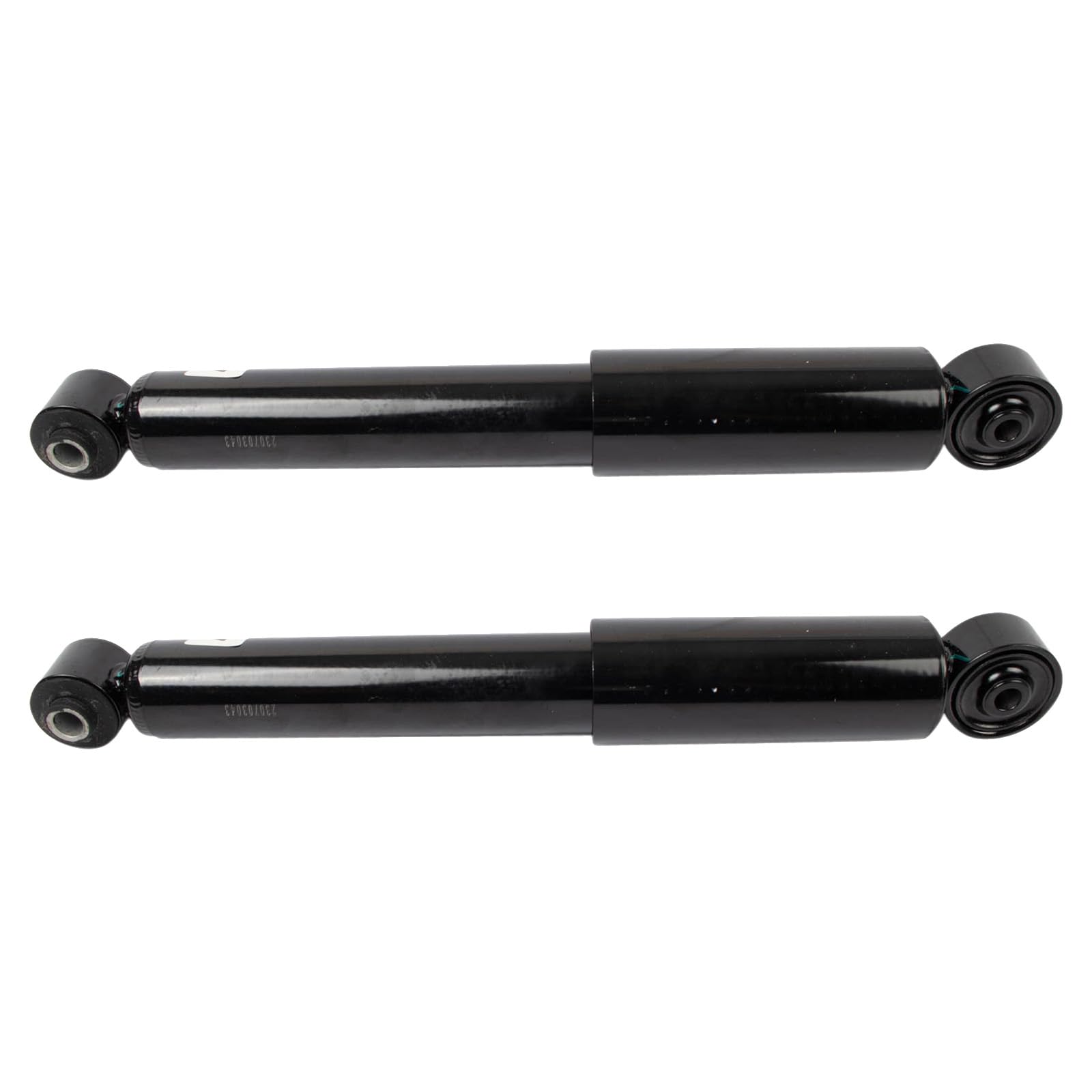 Trq Rear Shock Absorber Set Compatible With 2012-2017 Fiat 500