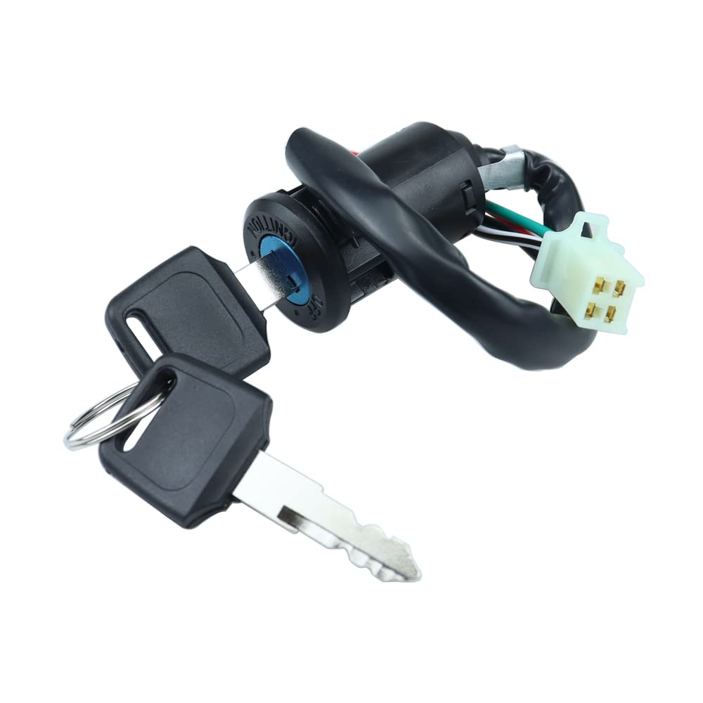 Motorcycle 4 Pin Ignition Key Switch Set For Chinese 50Cc 70Cc 90Cc 110Cc 125Cc 150Cc 250Cc Atv Dirt Bike Quad Coolster Taotao S