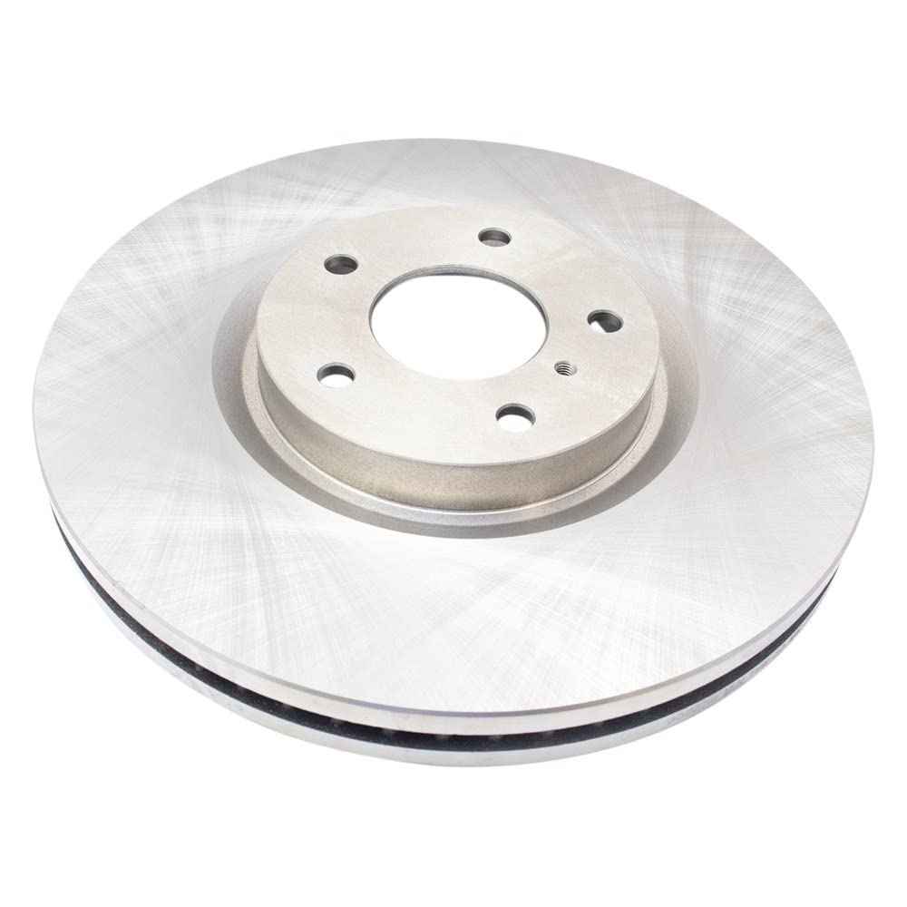 Trq Front Brake Rotors Set Vented Compatible With 2007-2008 Infiniti G35 2008-2013 G37 2014-2015 Q60