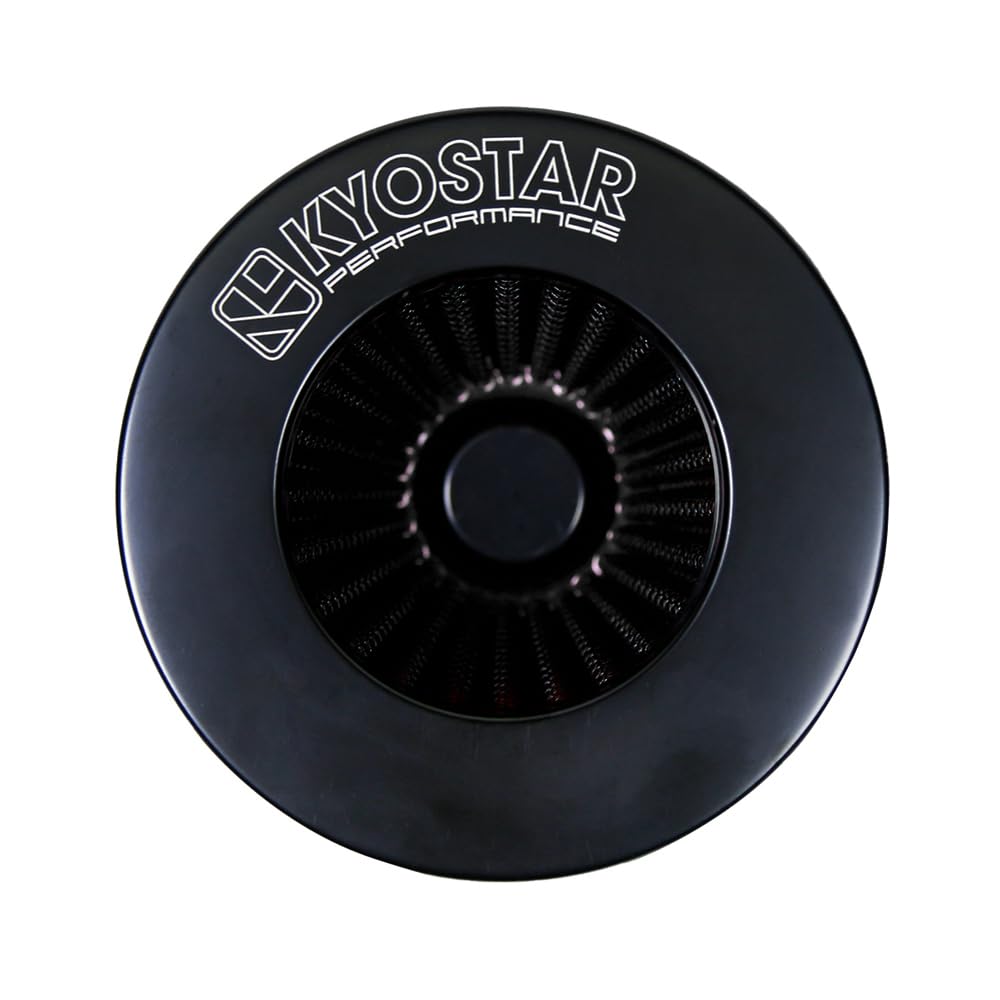 Kyostar Universal Black 3 Inch 76Mm Air Intake Cone Filter Replacement Quality Dry Air Filter