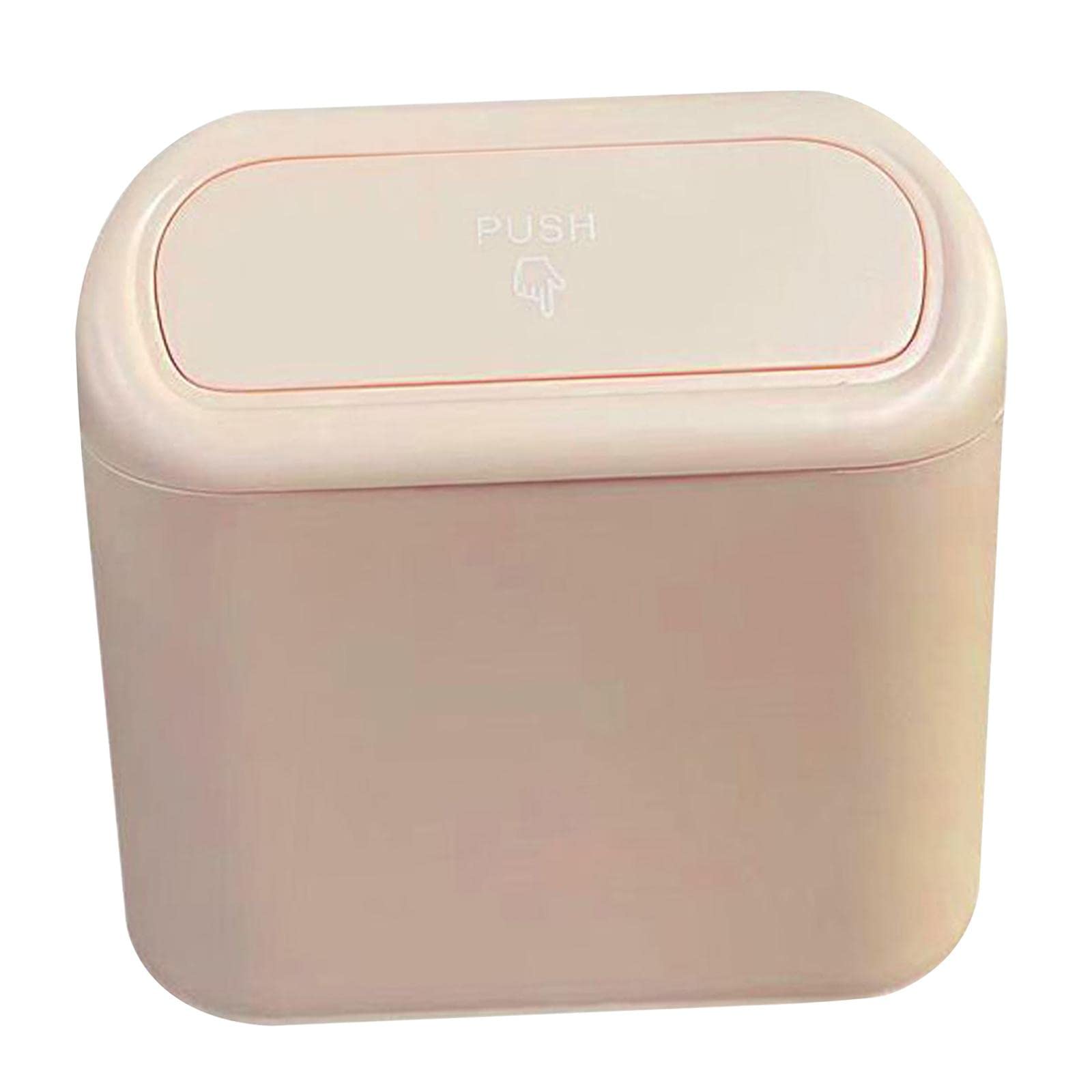BNF Portable Car Trash Can with Lid Hanging Small Trash Container Pressing Type Pink| Motors | Automotive Tools & Supplies |Othe