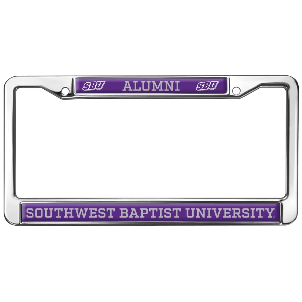 Southwest Baptist University Alumni Full Size Standard License Plate Metal Frame