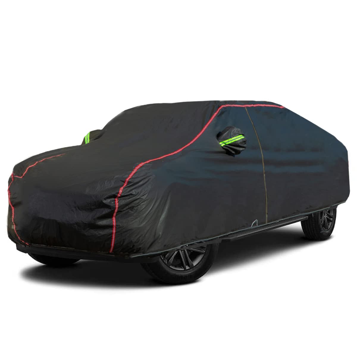 AUQDD 6-Layers PEVA New Material Truck Full Padded Car Cover Waterproof All Weather Weatherproof UV Sun Protection Snow Dust Sto