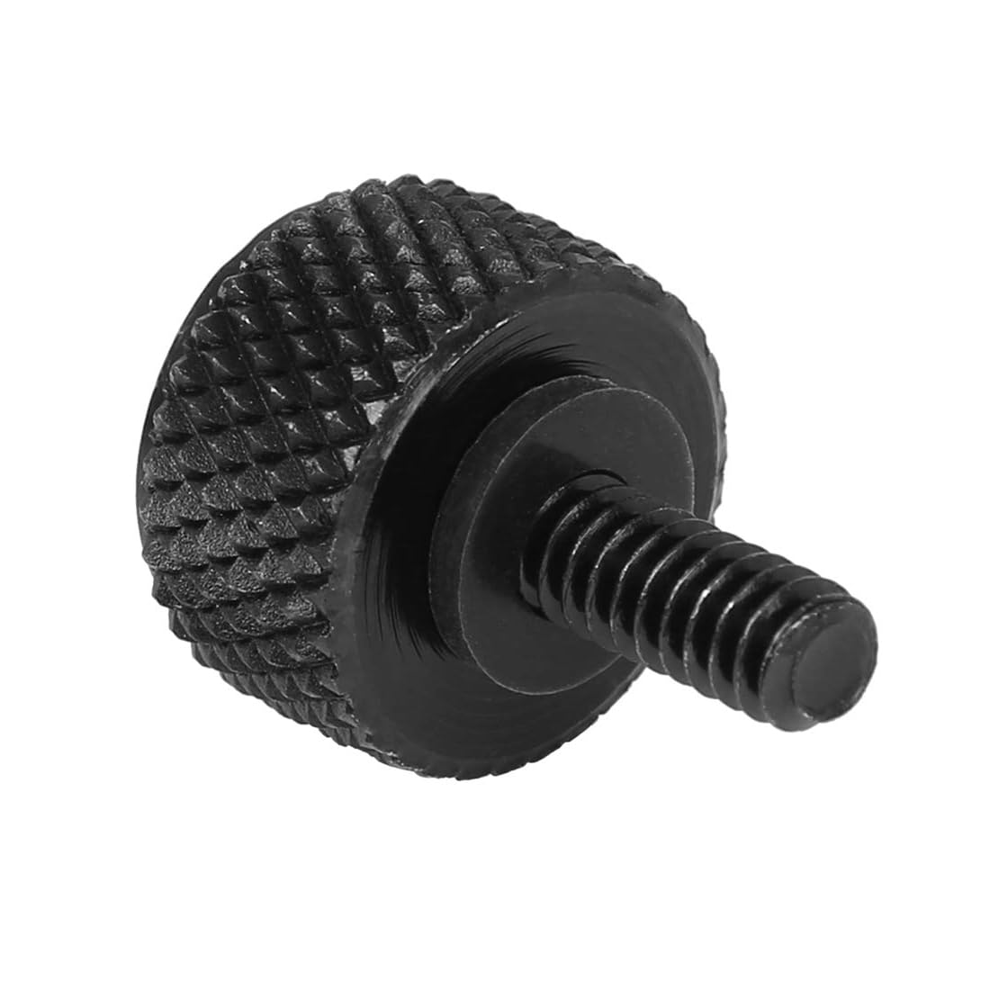Unifizz 1/4''-20 Thread Motorcycle Black Aluminum Alloy Rear Seat Mount Bolt Screws for Harley Davidson Touring Sportster Street